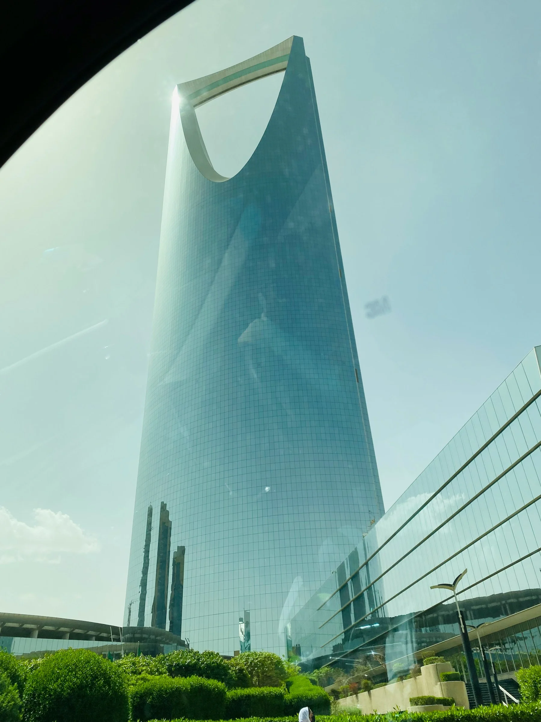 Glass office tower